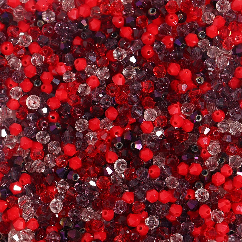 200pcs/Lot Mixed Color  Bicone Beads for Jewelry Making