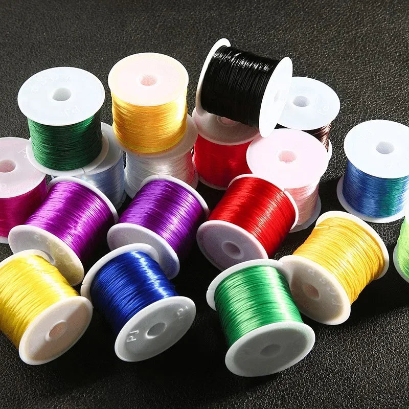 10M/Roll Strong Elastic Crystal Beading Cord for Bracelets Stretch Thread