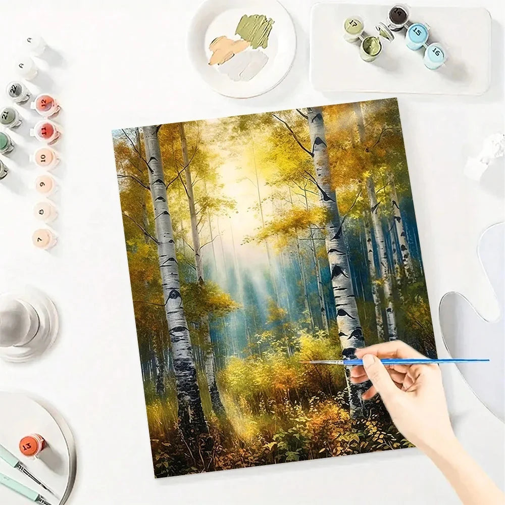 Scenery Diy Art Paint By Numbers For Adult