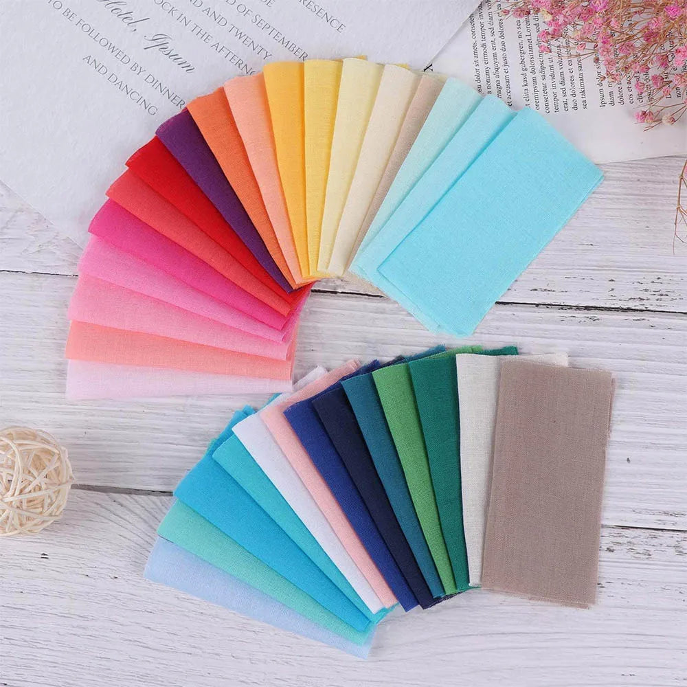 40Pcs Cotton Jelly Roll Up Cotton Fabric Quilting Strips  Patchwork Craft Cotton Quilting Fabric for atchwork Sewing DIY Craft