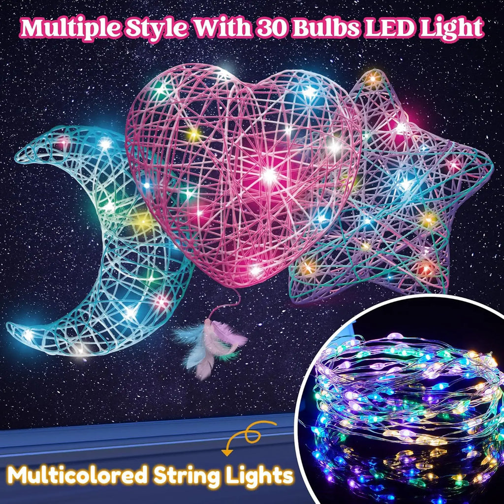 3D String Art Kit Light Up String Light Toy