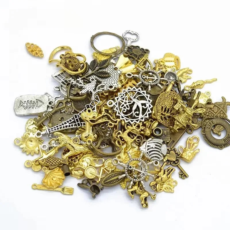100-300pcs Tibetan Silver Mixed Pendant Animals Charms Beads for Jewelry Making Bracelet Earrings Necklace DIY Craft Art Charms