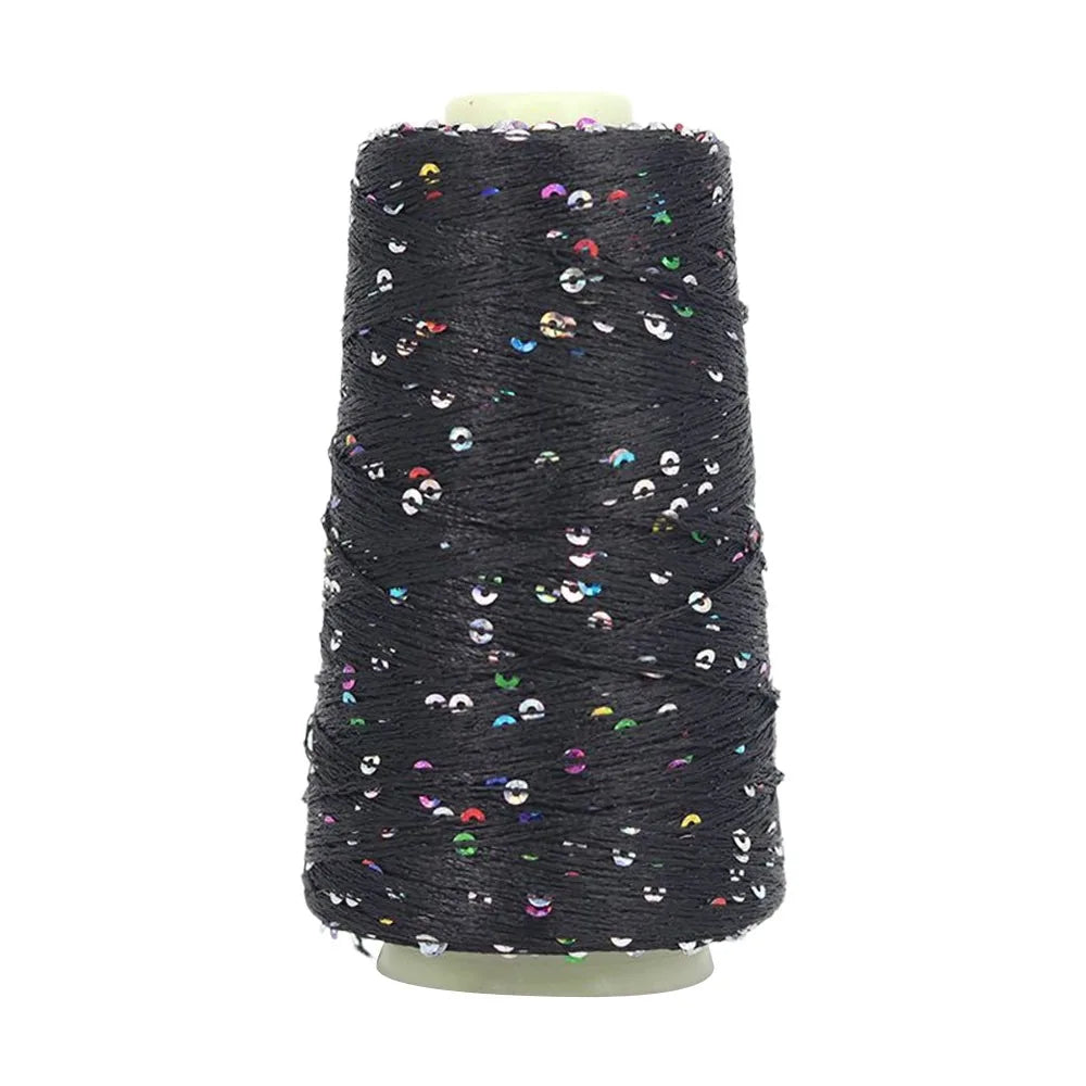 100g/Roll Multicolor Fine Gold Silver Yarn Dia.0.8mm Crochet Accessories Shiny Yarn Hand-woven Supplies DIY