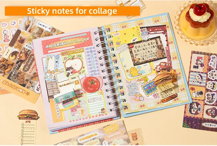 72Pcs/bag Good Mood Maker Cut Film Sticker Book