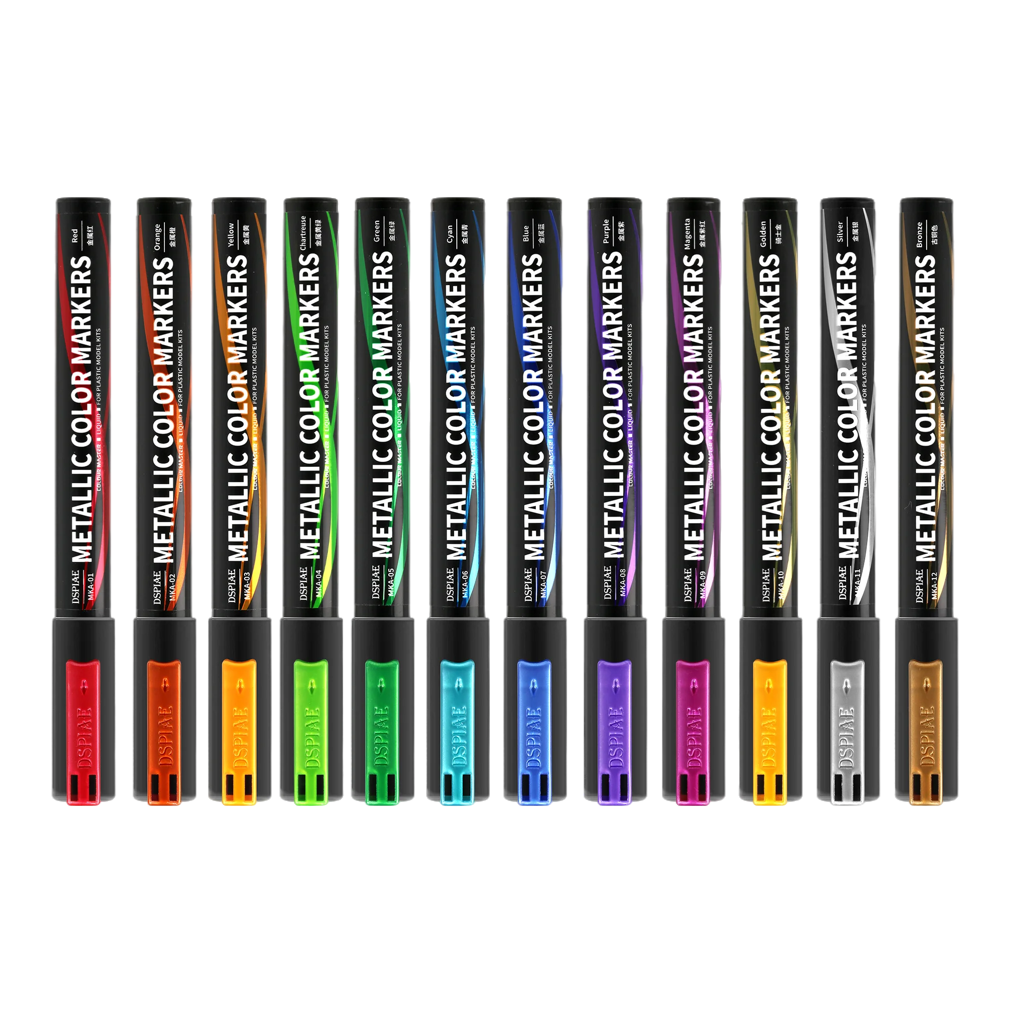 12pcs Metal Environmental Protection Document Marking
