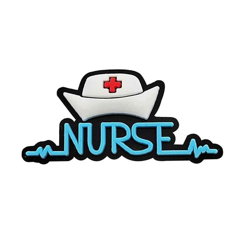 Nurse healthcare Shoe Charms Pin for Crocs Accessories Charms Clog