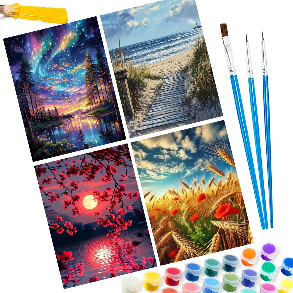 Landscape Diy Art Paint By Numbers For Adult Scenery