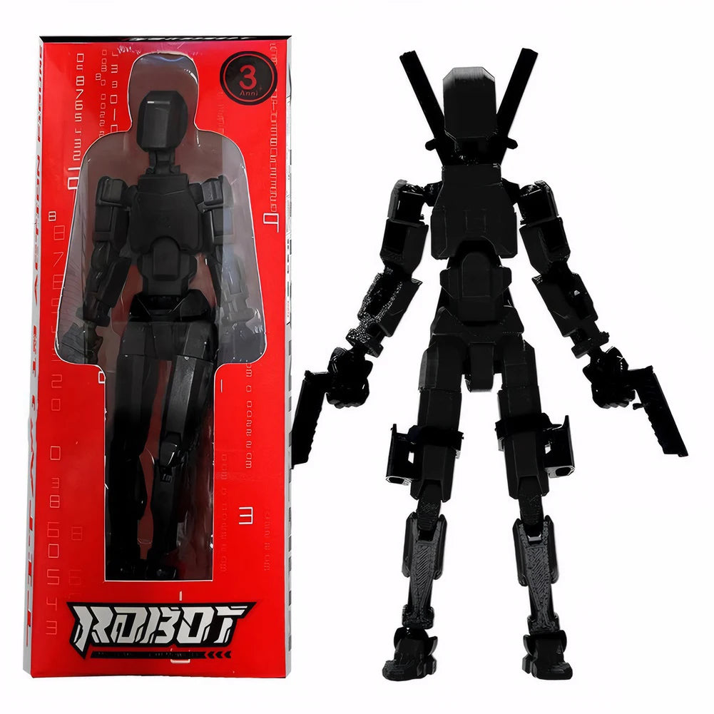 3D Printed Action Figure Multi-Jointed Action Figures Assembly