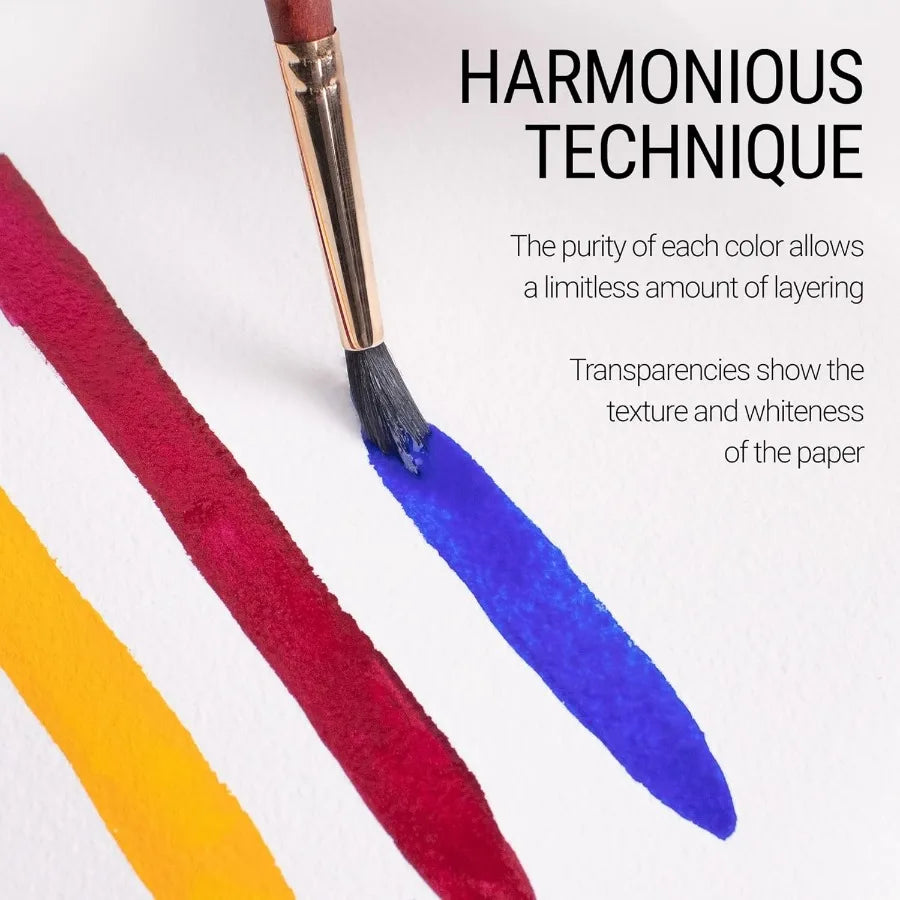Single Pigment Watercolor Paint Set 5Piece Professional Watercolor