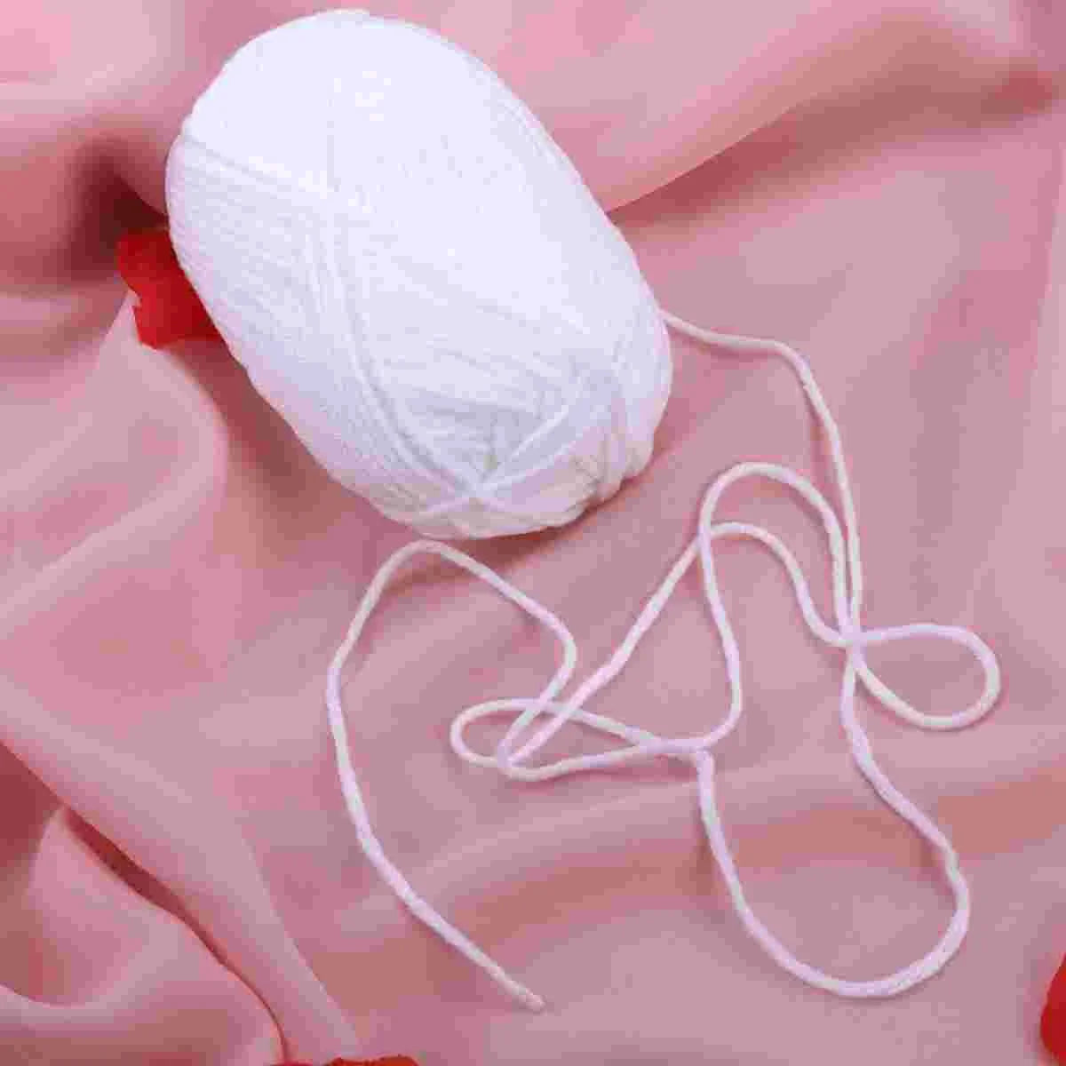 50g Milk  Crochet Knitting Wool Yarn Warm