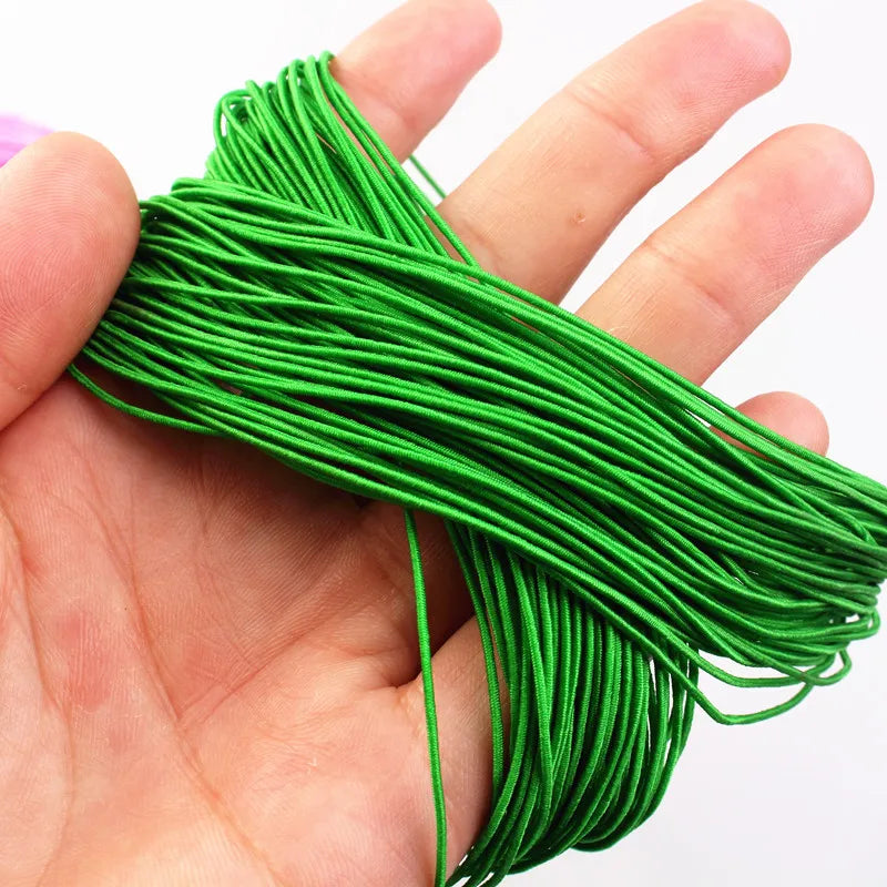 Braided Elastic Cord Beading Threads Stretch String  Crafting Cords
