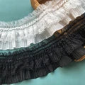 1 Colorful Embroidery Lace DIY Ladies Wedding Dress ,Clothing, Fabric ,Cradle ,