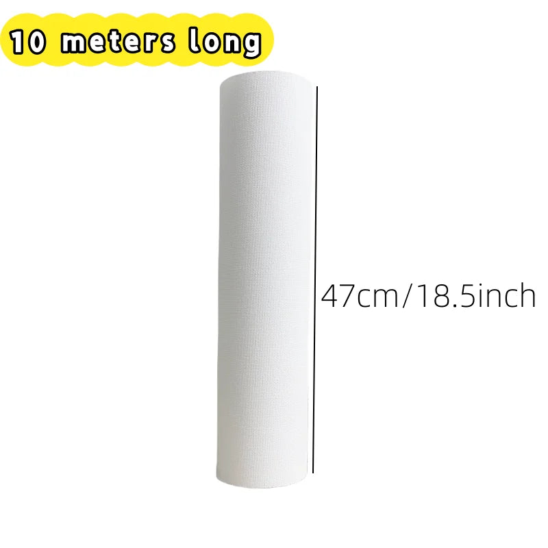 white blank 10M/Roll Cotton Canvas Roll27-87cm Wide