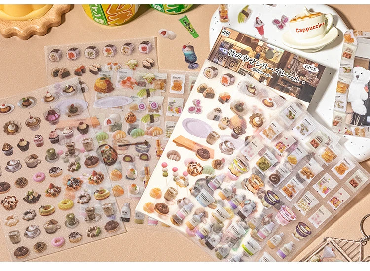 Waterproof Durable Sticker Book DIY Handbook , Decoration