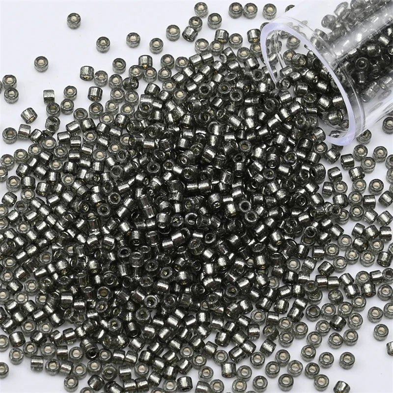 2mm Silver Colour Inside Mini, Beads Glass Craft Beads For DIY Art Craft