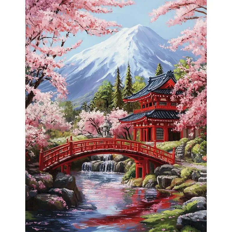Cherry Blossoms 120 Colors Resin Diamond Painting