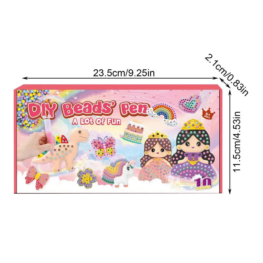 Bead Painting Kit for Kid Art Crafts & Cartoon Kit for Children
