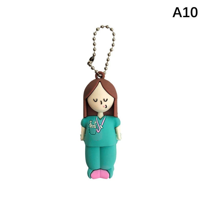 1PCS PVC Ampoule Bottle Opener Keychain Syringe-Shaped Cutter Nurse Doctor Aid Medication Vial Breaker Tool