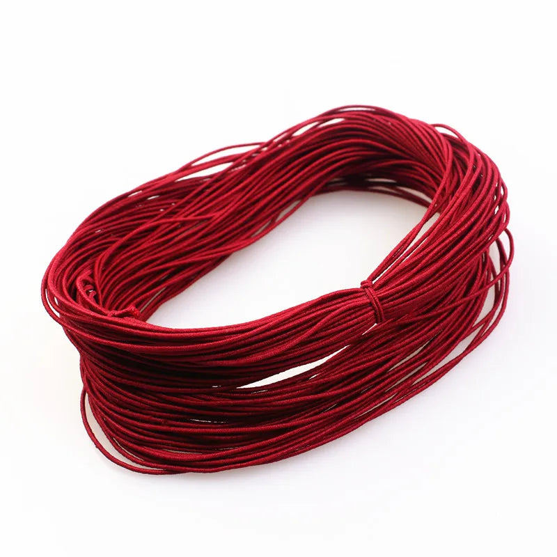Braided Elastic Cord Beading Threads Stretch String  Crafting Cords