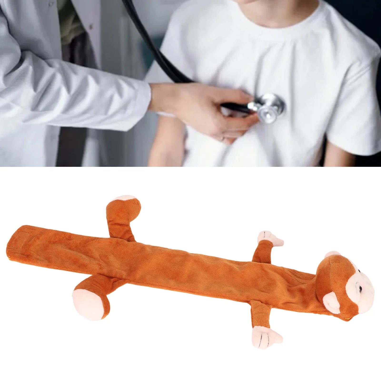Stethoscope Covers Cute Animal Shape Plush Stethoscope Cover Sleeves Stethoscope Accessories for Nurses Doctors Monkey