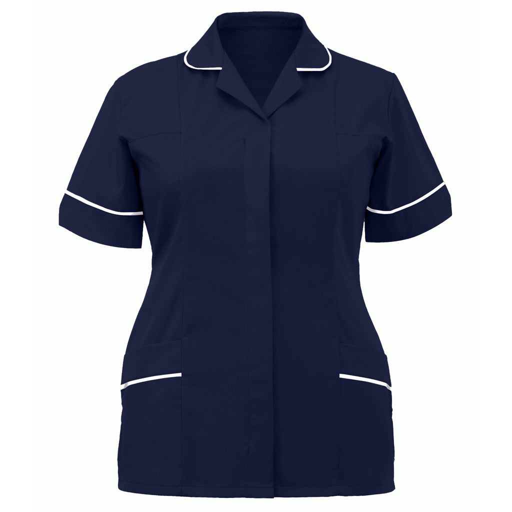Women Nurses Uniform Clinic Care Clothing T-Shirt Summer Ladies Lapel Short Sleeve Scrubs Tops Work Wear Nursing Uniforms
