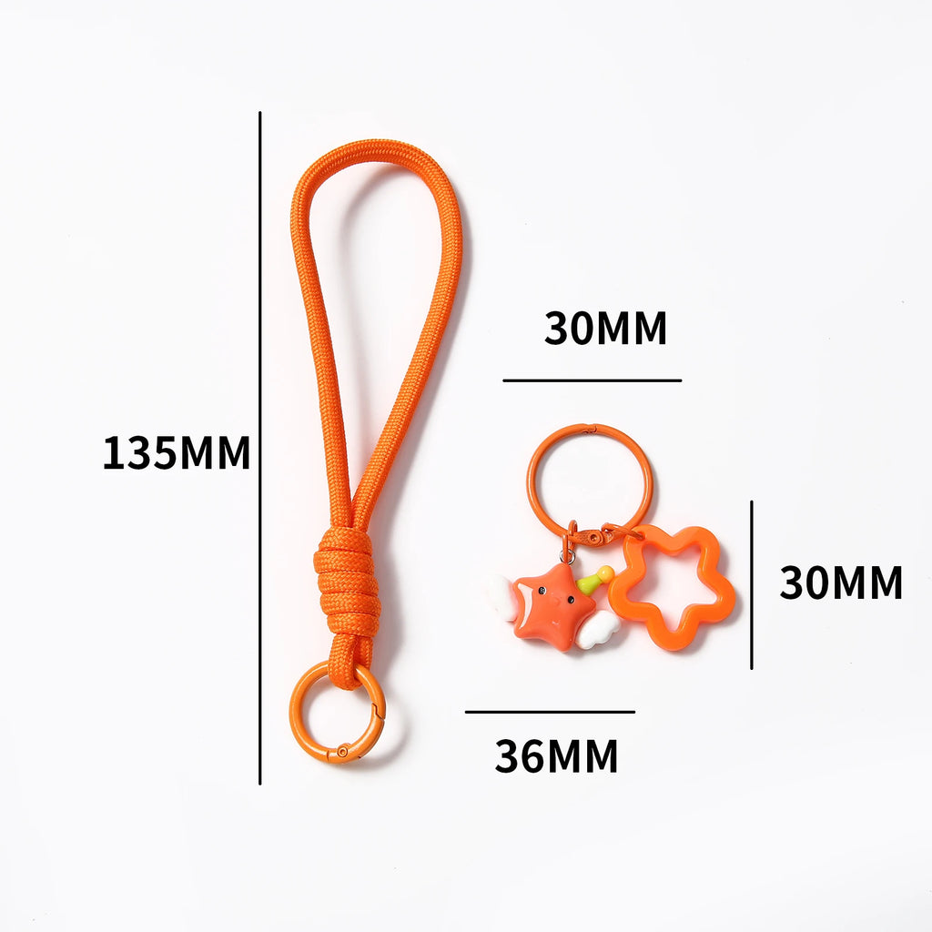 1pcs Multicolor Star Keyring Lobster Clasp Hooks, Jewelry DIY