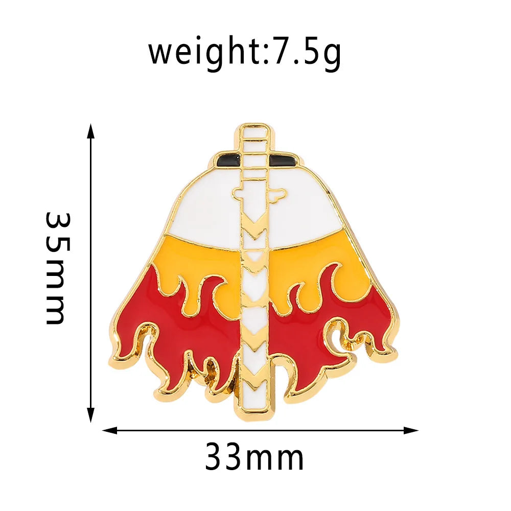 New Medical Medicine Brooch Pin Stethoscope Electrocardiogram Microscope Heart Shaped Pin Nurse Doctor Backpack Lapel Jewelry