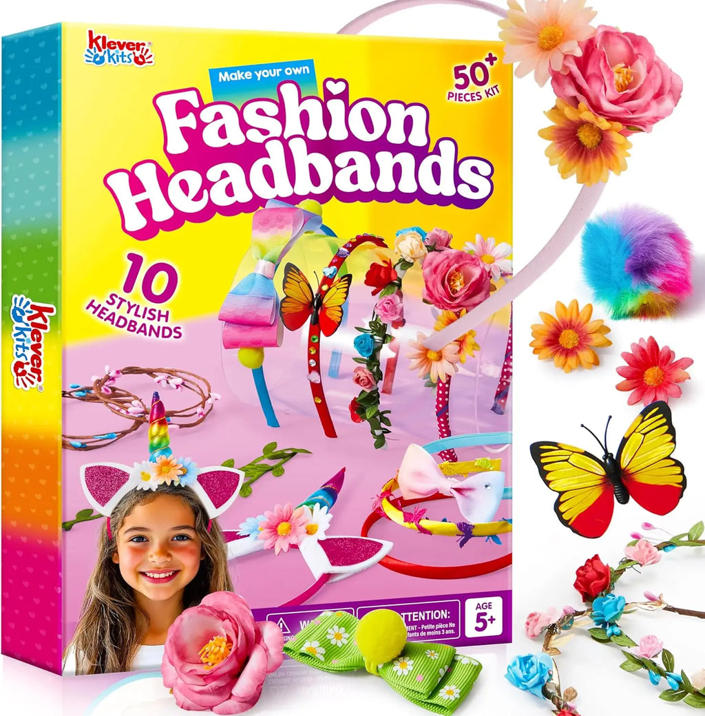Headband Making Kit for Girls Kids Headbands DIY