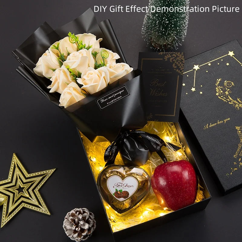 9 Heads Soap Flower Rose Bouquet Artificial Flower