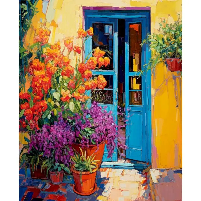 DIY Tree Diamond Painting Landscape Door Craft Kit Full Round Square Diamond Embroidery.