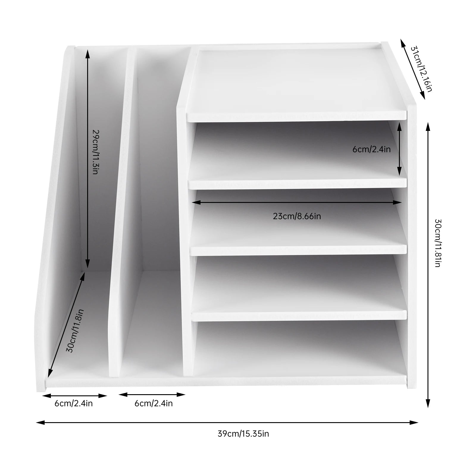 File Holder Organizer,   Desktop Organizer,  great for art projects and drawings