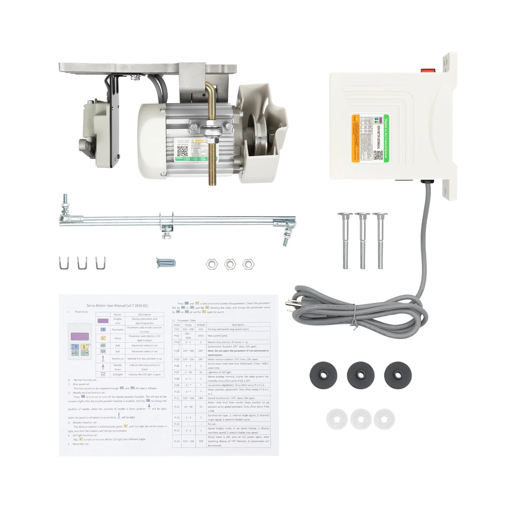 4500rpm 110V 600W Brushless Sewing Machine Motor for light to heavy-duty work