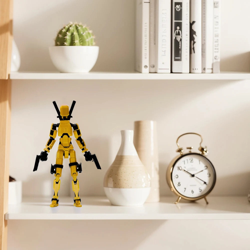 3D Printed Action Figure Multi-Jointed Action Figures Assembly