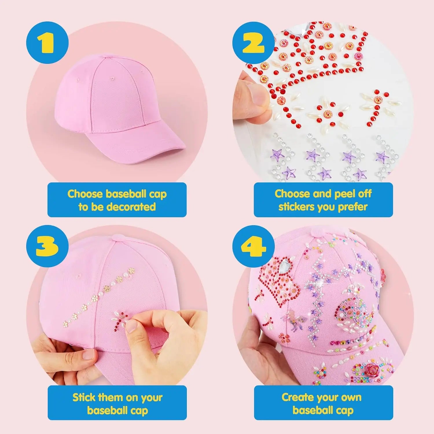 JOYFY DecorateYour Own Baseball Cap