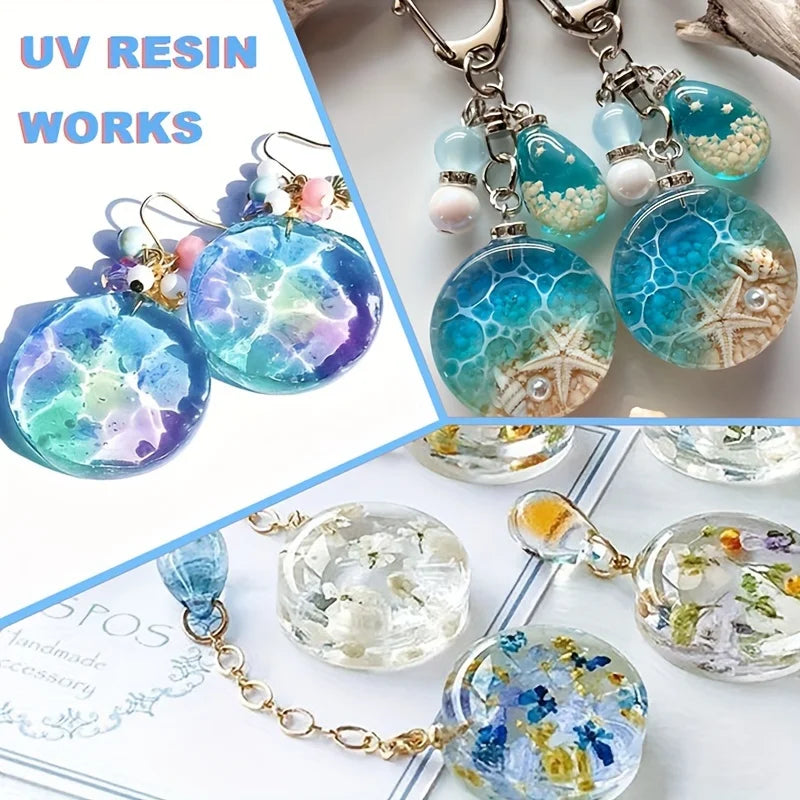 500g UV Resin Clear, Hard, Epoxy ,Premixed, For Craft Jewelry