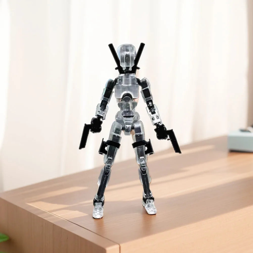 3D Printed Action Figure Multi-Jointed Action Figures Assembly