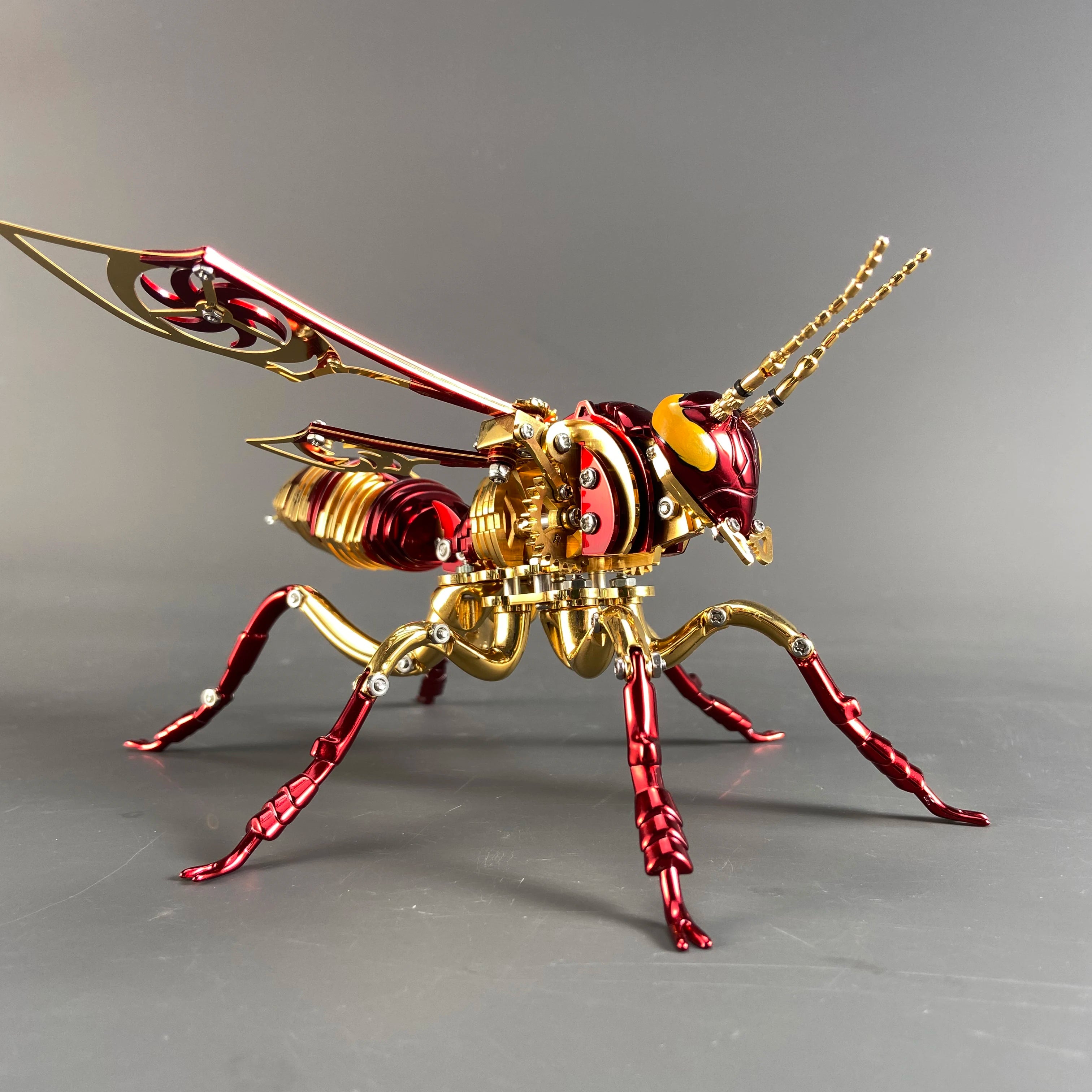 Large Wasp 3D Puzzle Metal Assembly Model Mechanical lnsect Toy for Boy Kids