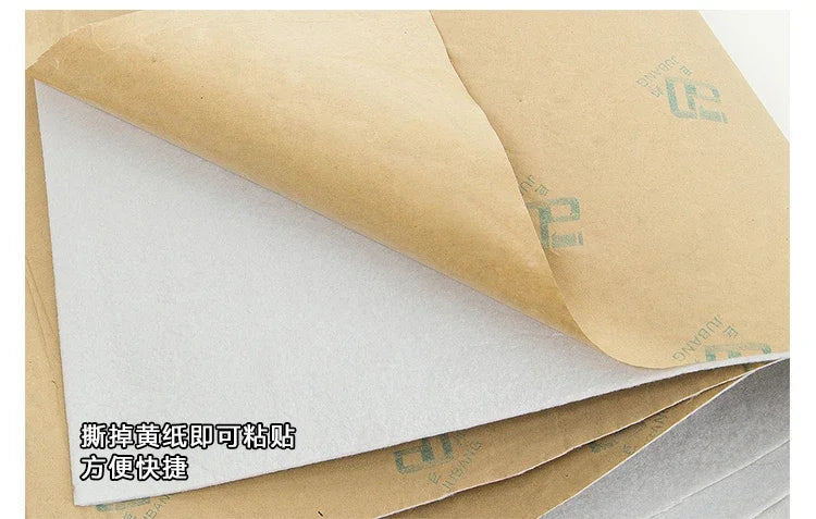 50*100cm Self Adhesive Sticker Cotton Polyester Padding DIY Craft Self Adhesive Upholstery Filling Wadding Quilting Batting