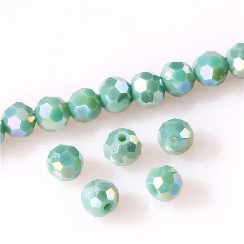 Round Spacer Glass Beads For Jewelry Making DIY Accessories