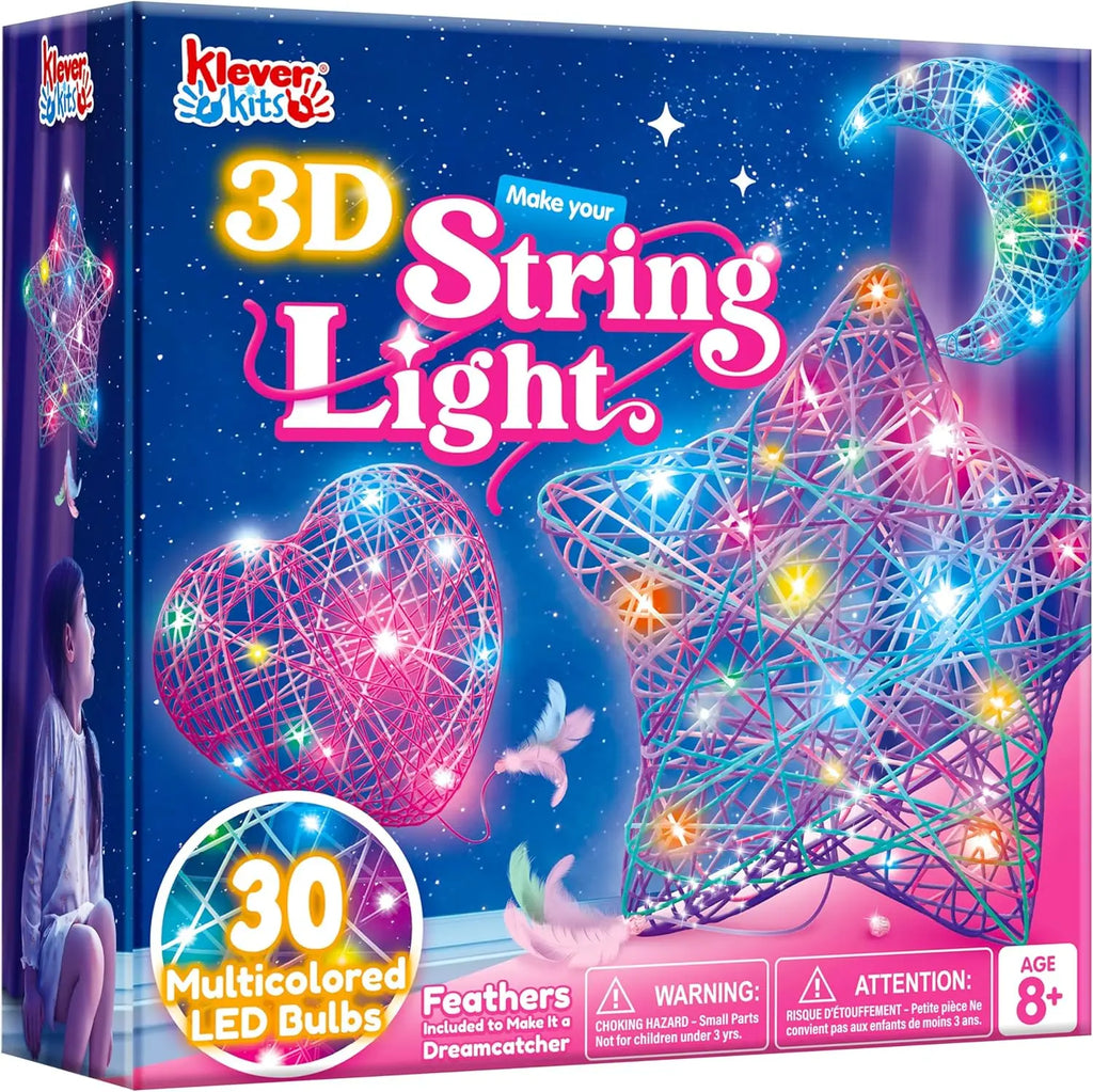 3D String Art Kit Light Up String Light Toy