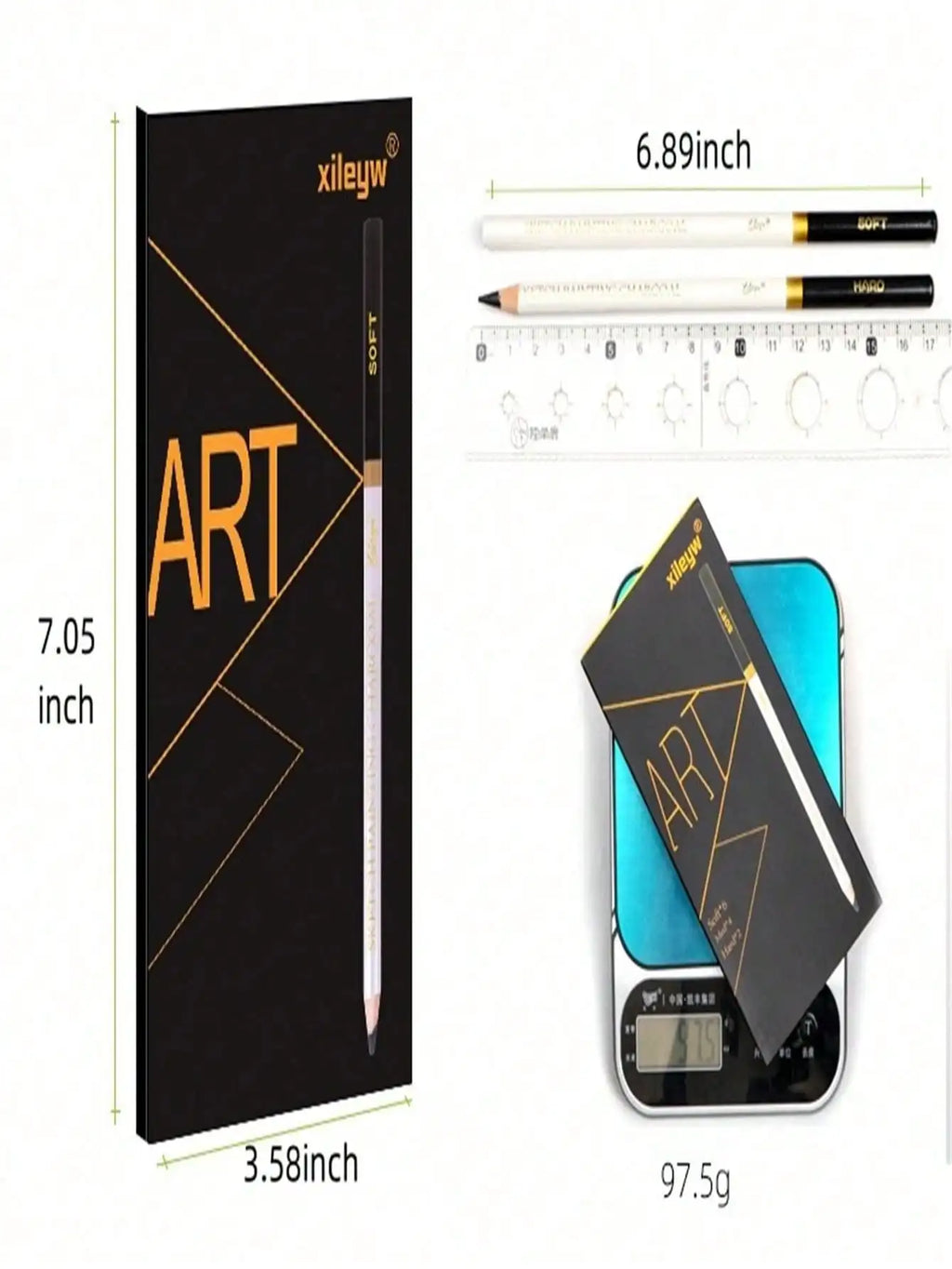 Sketch Charcoal Pencil Set,  Art Supplies Back To School
