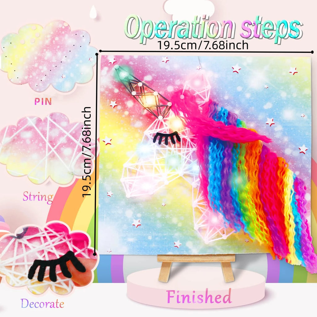 3D String Light Art Latern and Crafts Light Nail Kit Light DIY Crafting Decorations