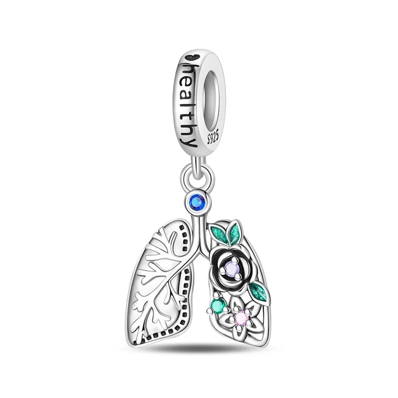 Original 925 Sterling Silver Charm Beads Medical Series