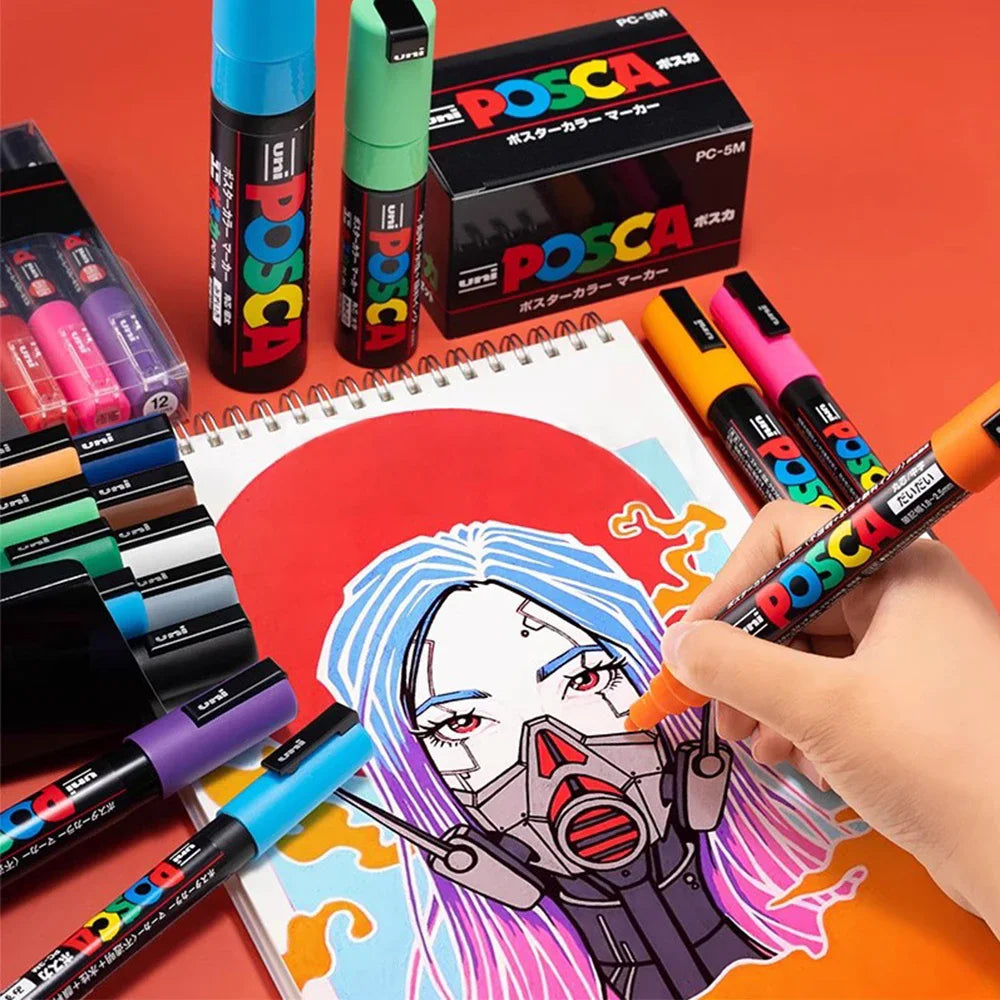 15Colors Marker Pen Set, Acrylic POP Poster, Pen/Graffiti