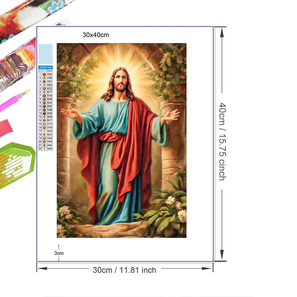 5D Diamond Art DIY Religious Wall Home Decor Holiday Perfect Gift
