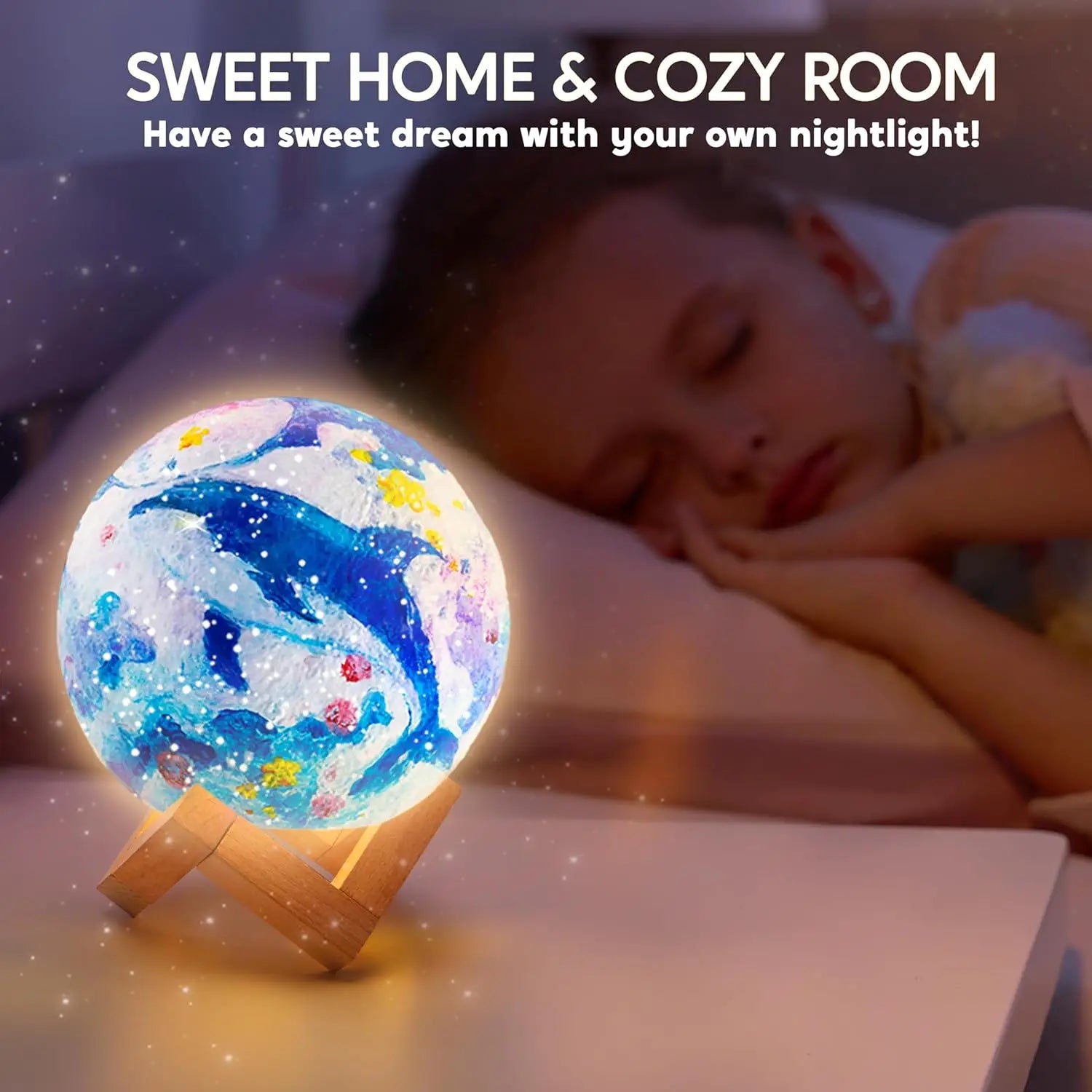 JOYFY DIY 3D Moon Night Light For Kids