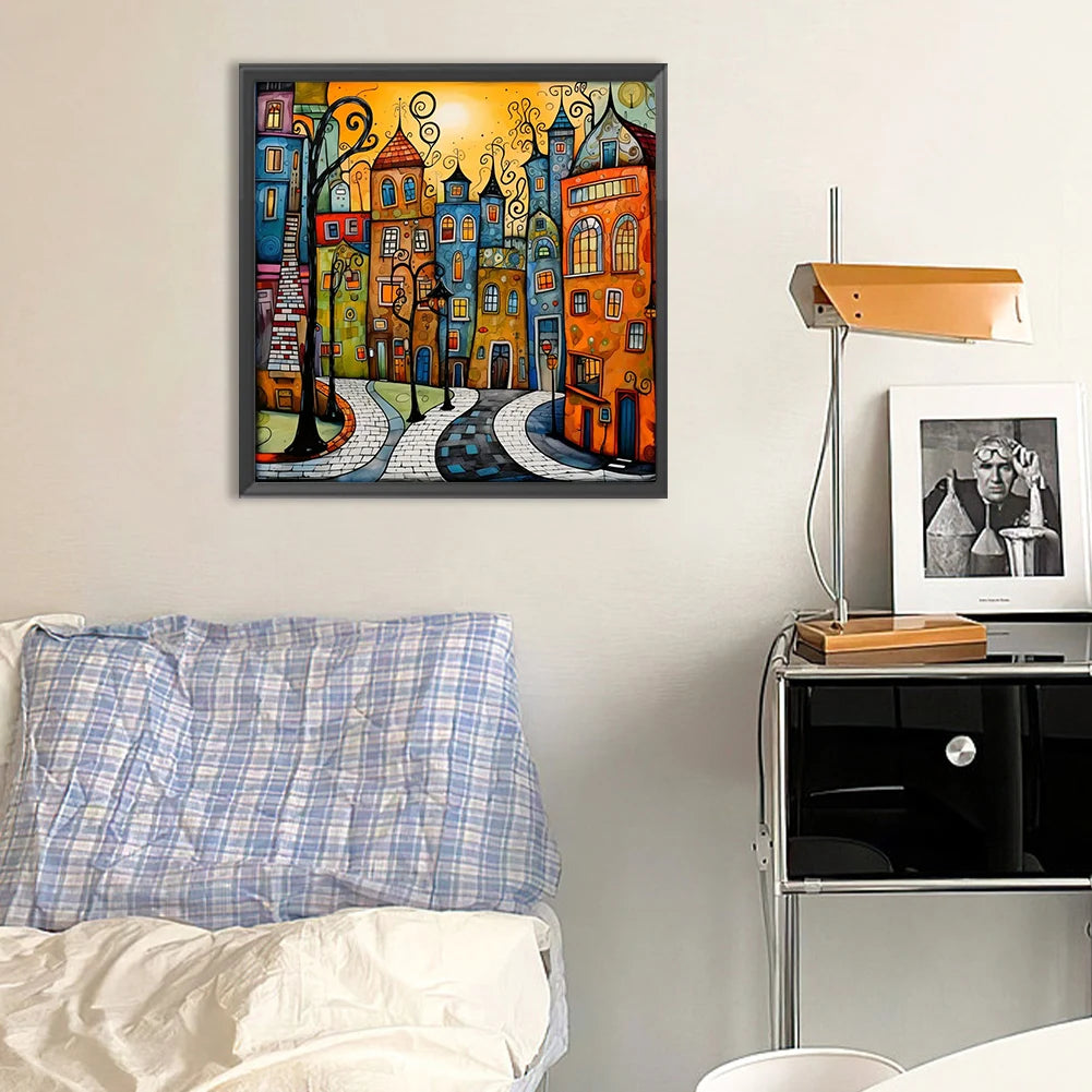 New 5D Diamond Painting Street Shops