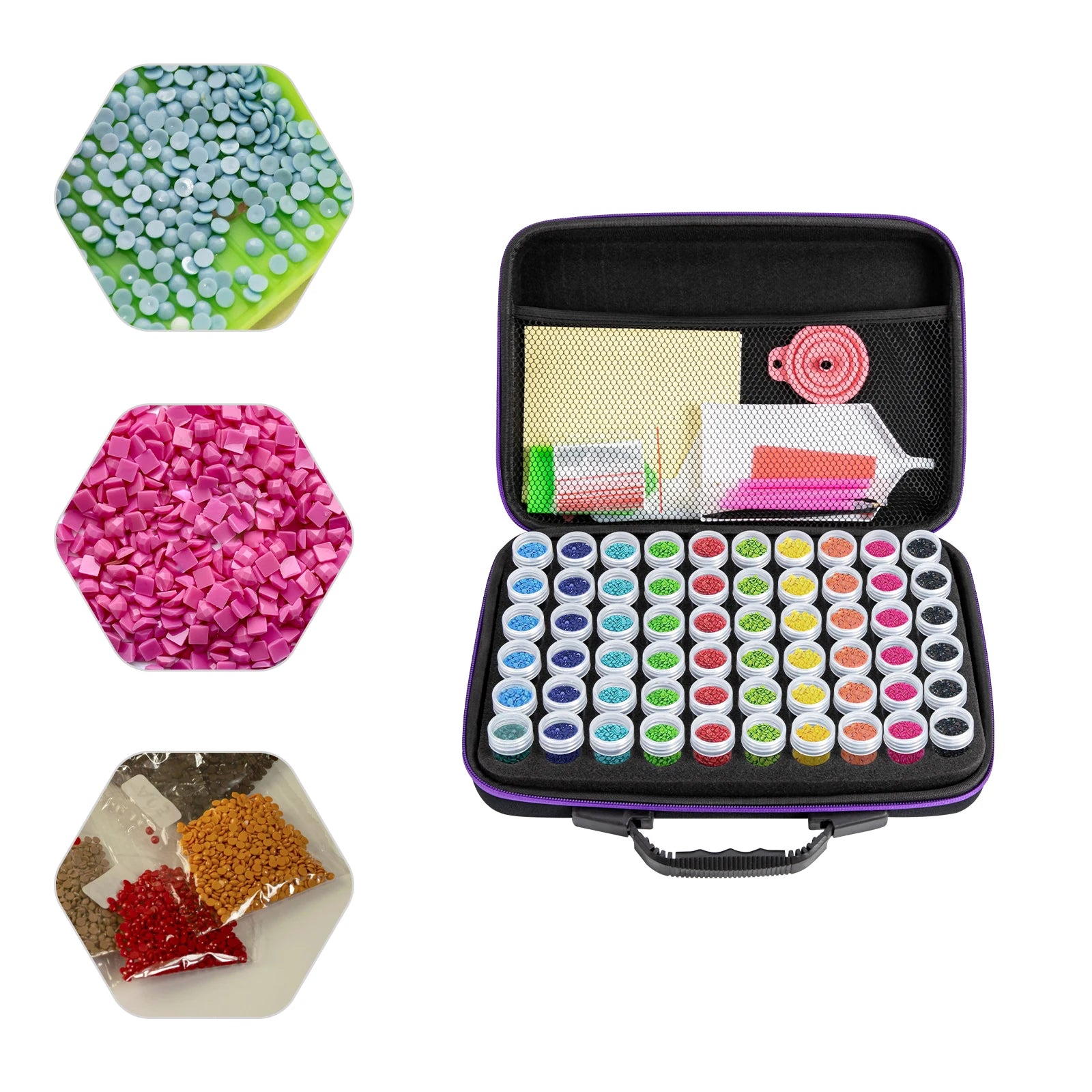 60 Diamond Painting Storage Boxes Bead Organiser Tray Art Beads Embroidery Case