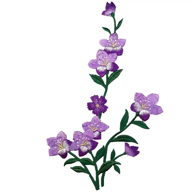 Flower Ironing Stickers Embroidered Patches Decals Skirts Clothing Accessories