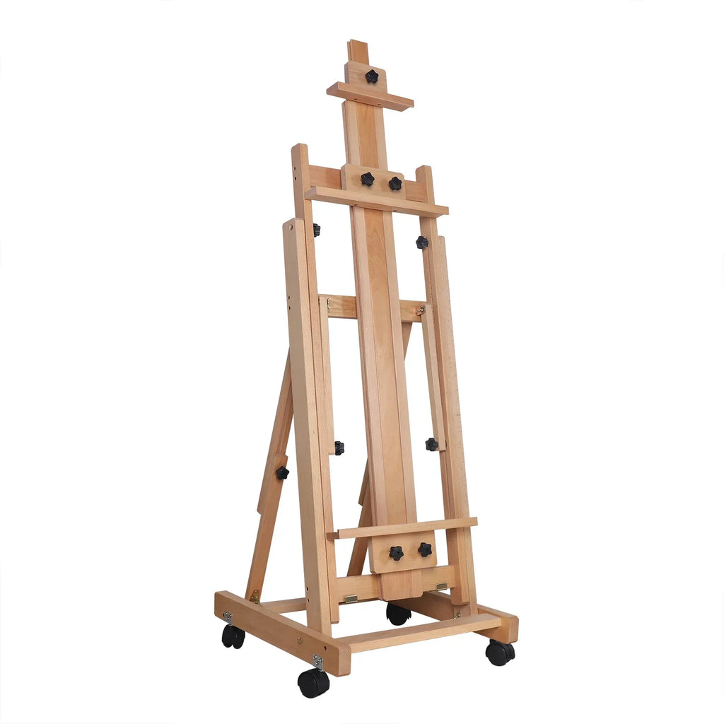 Floor Folding Sketch Easel Flat Standing Dual-Purpose